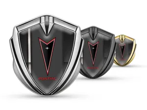 Pontiac Emblema Silicona Insignia Suntuosa Proyecto Aleación Borde